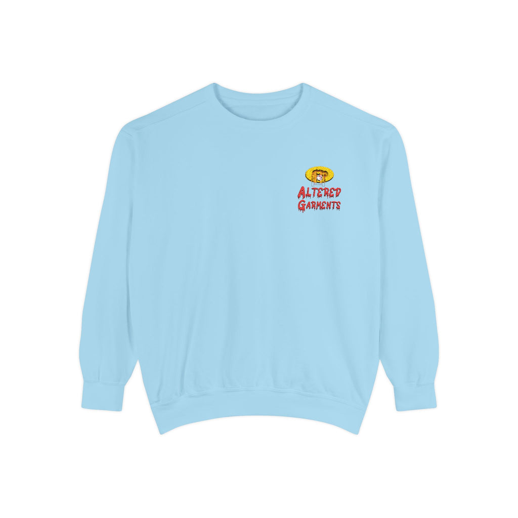 Altered Garments Embroidered Garment-Dyed Sweatshirt