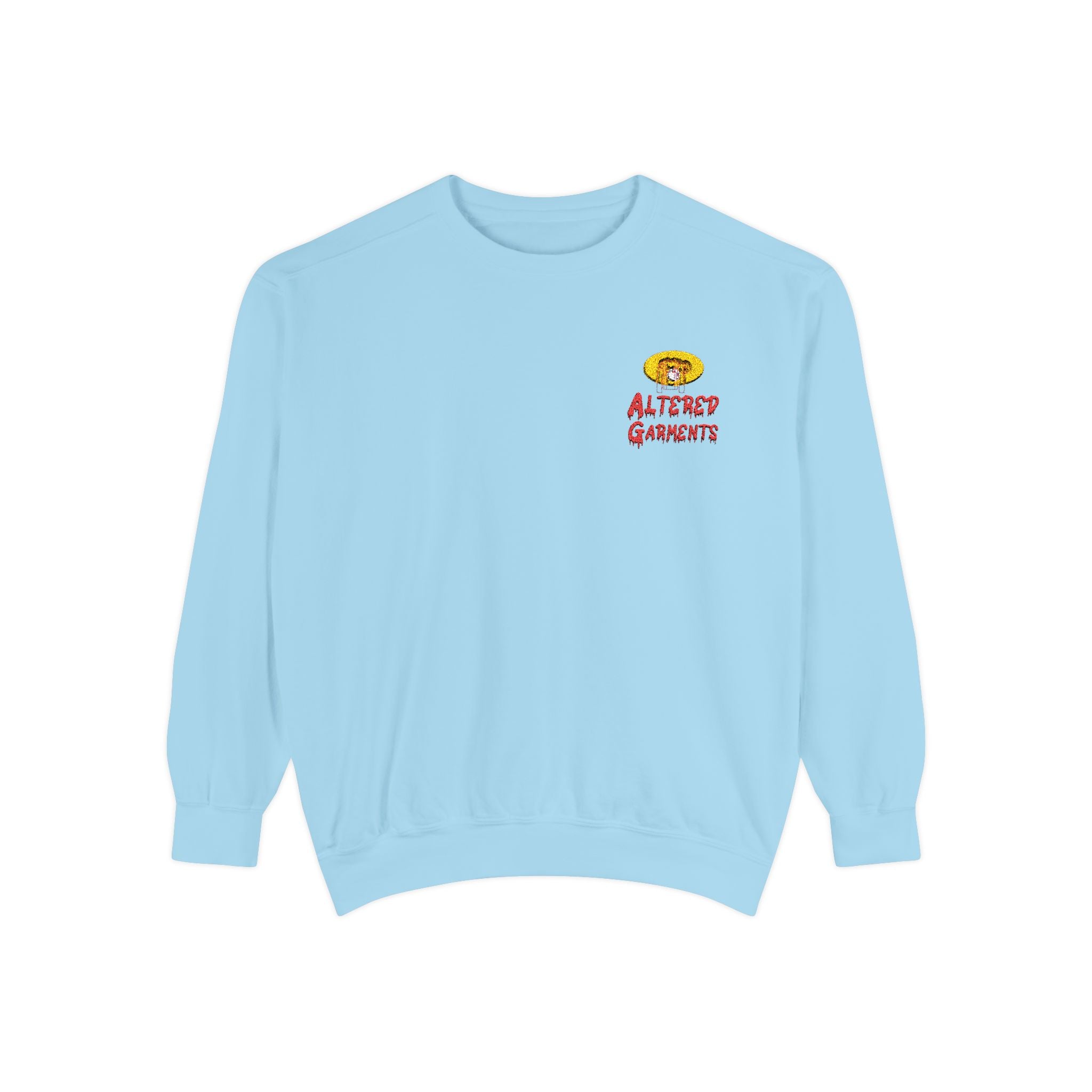 Altered Garments Embroidered Garment-Dyed Sweatshirt