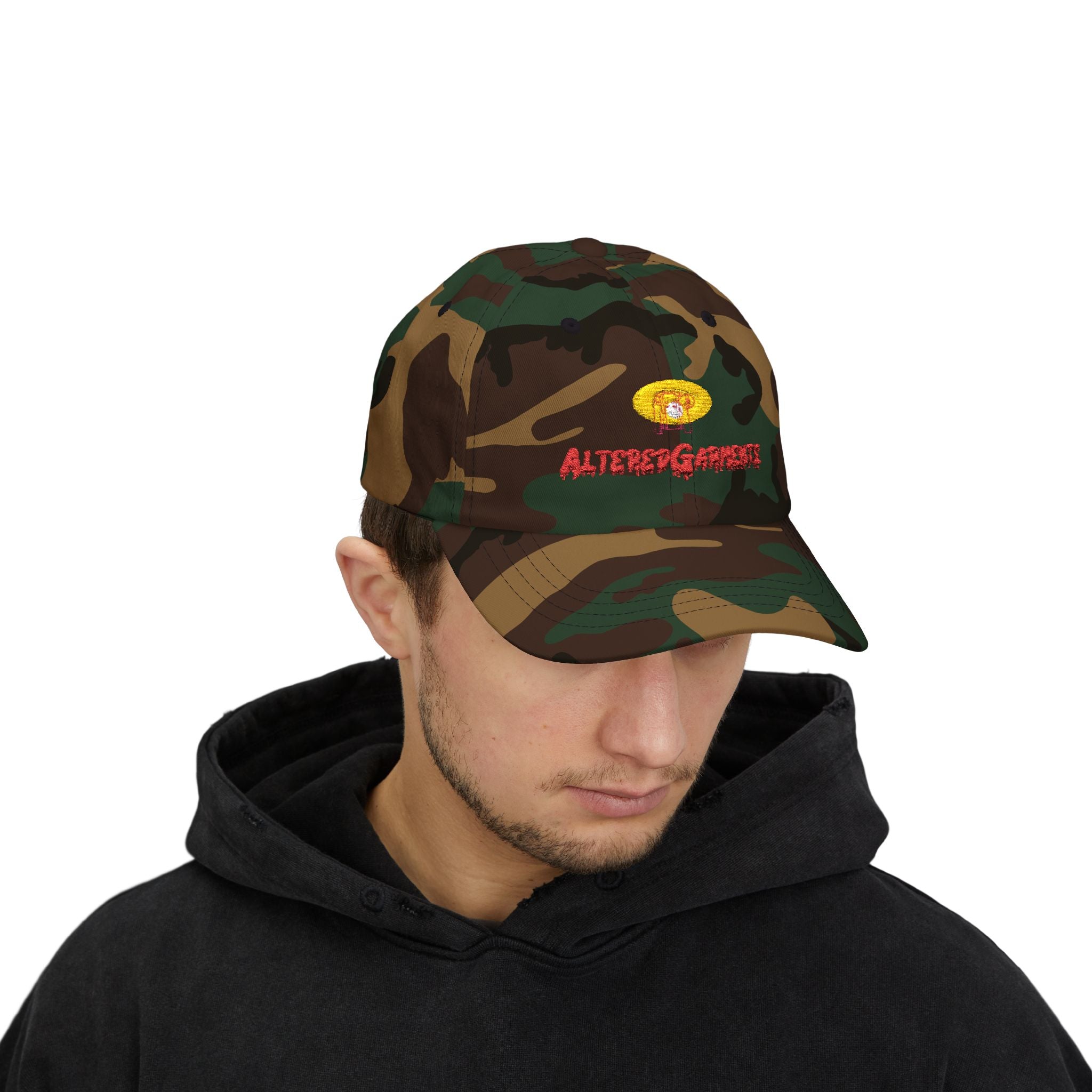 Altered Garments Embroidered Horror Dad Cap