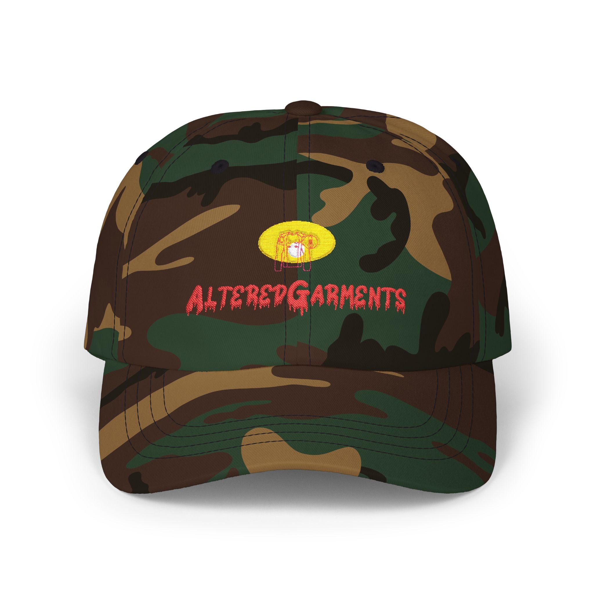 Altered Garments Embroidered Horror Dad Cap