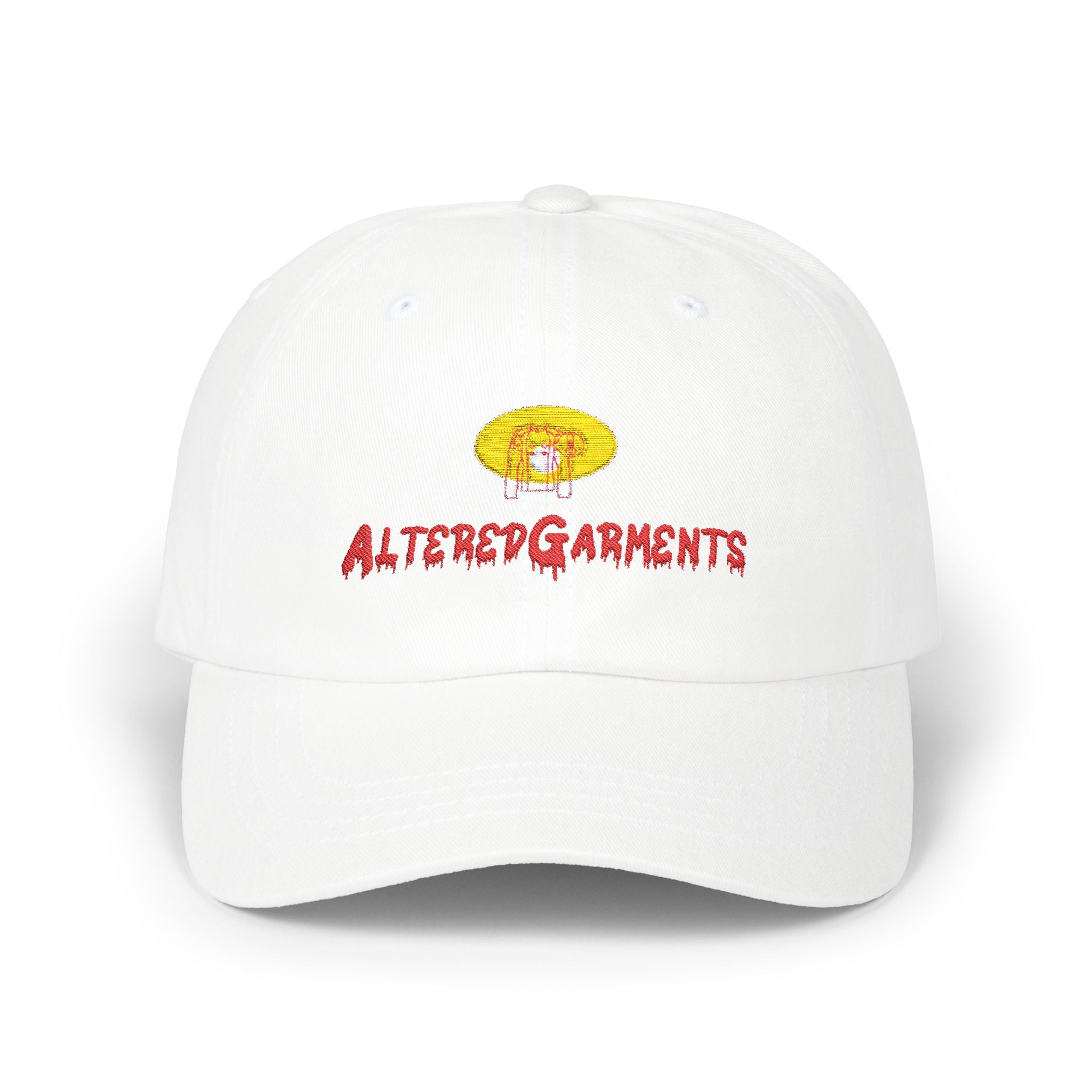 Altered Garments Embroidered Horror Dad Cap