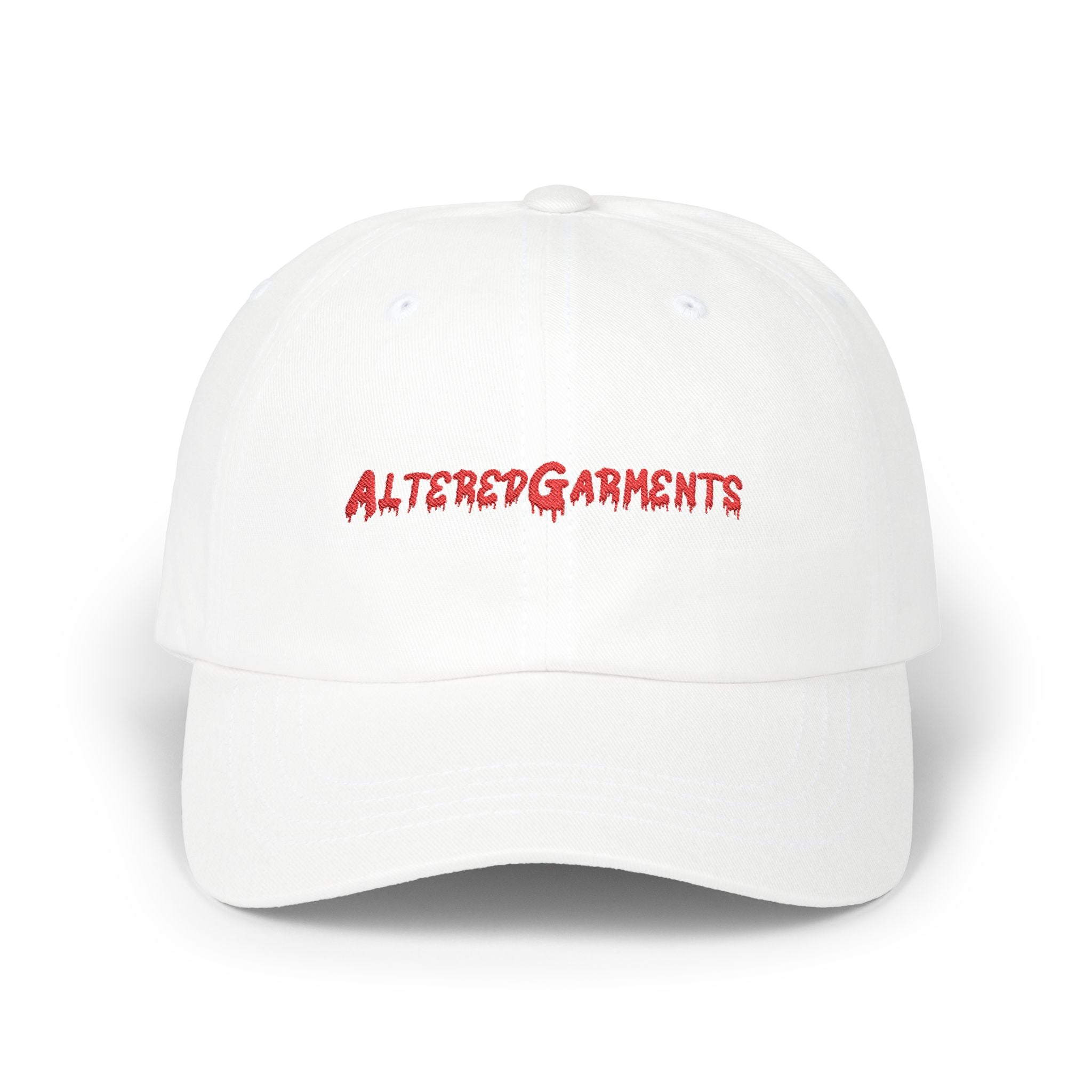 Altered Garments Embroidered Horror Dad Cap